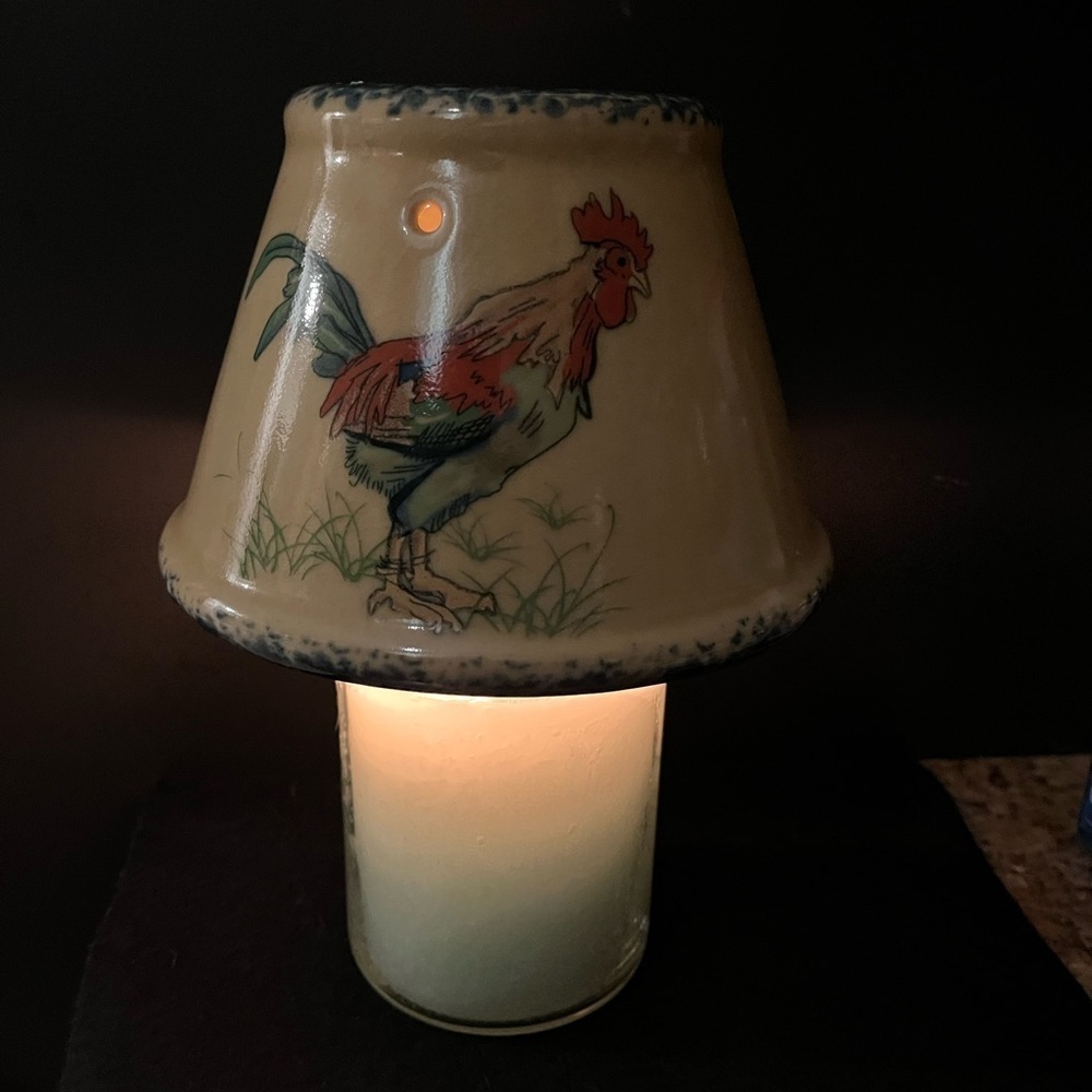 Rooster Ceramic Candle Holder - Picture 11 of 11